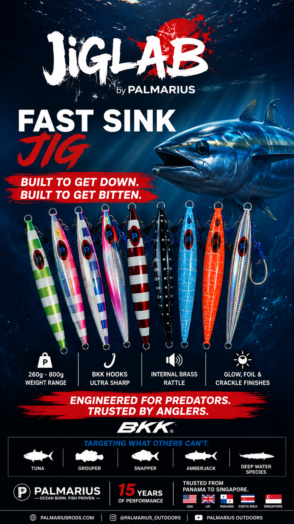 Fast Sink Slow Pitch Jigs