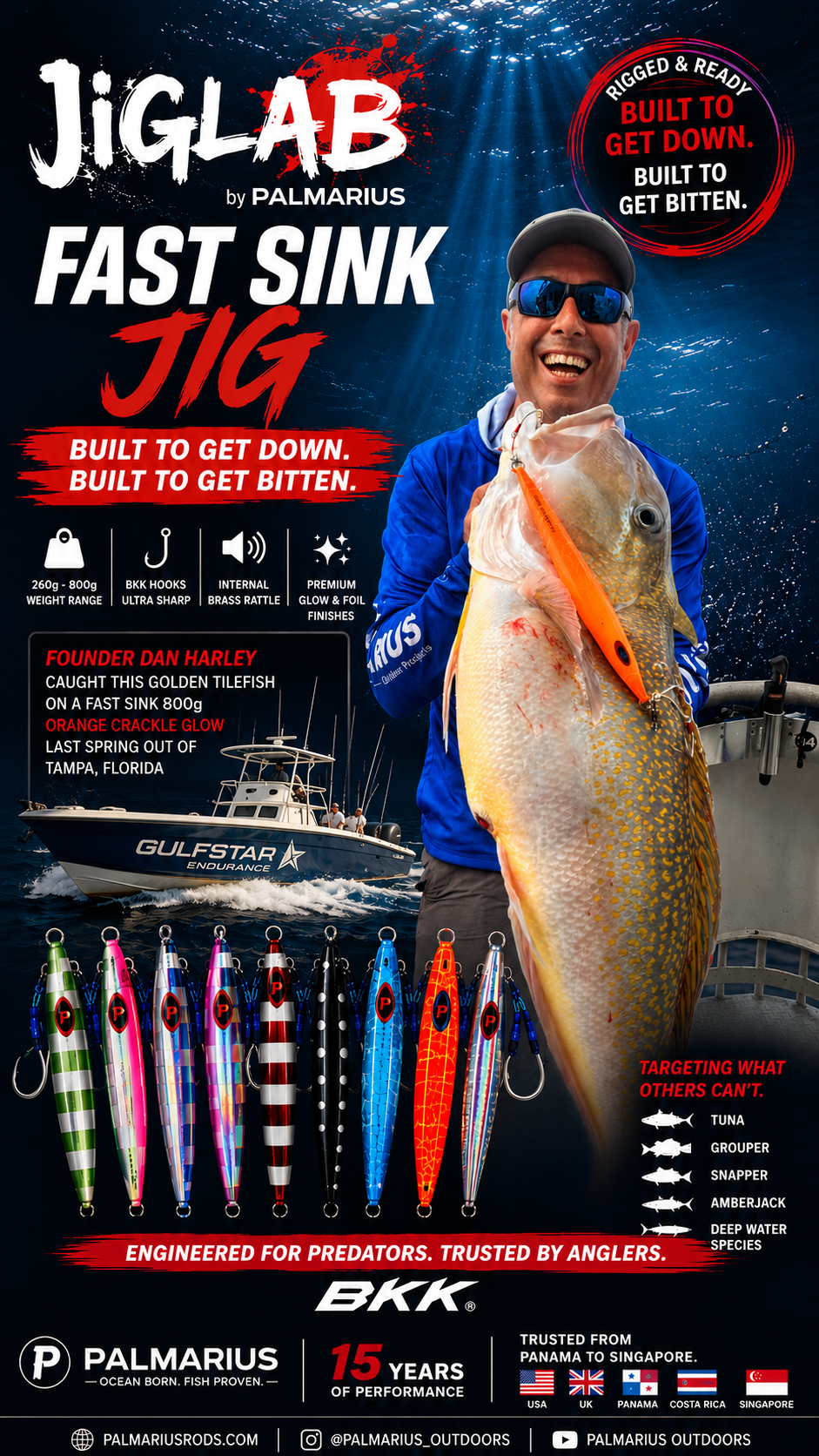 Fast Sink Slow Pitch Jigs