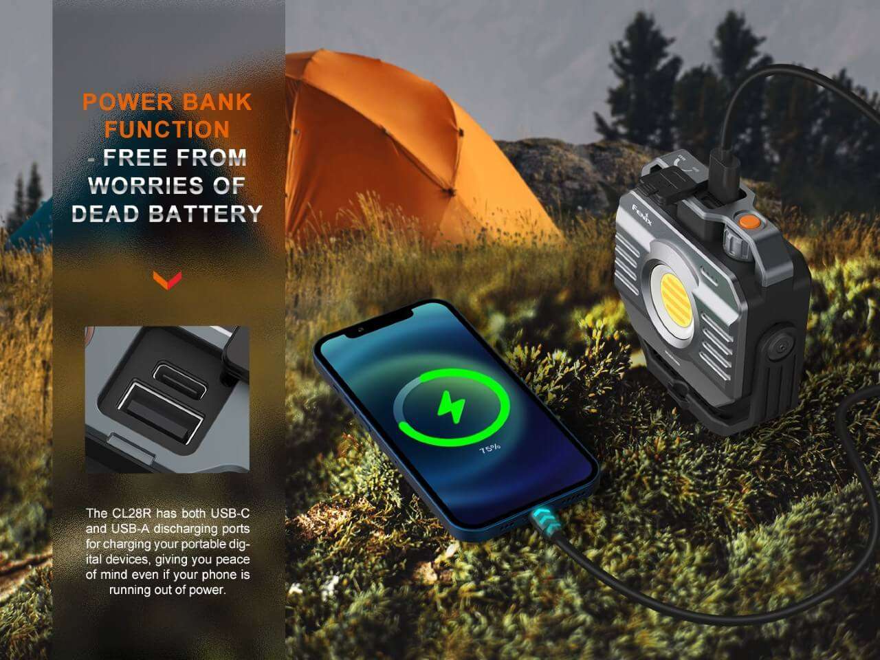 Palmarius Outdoors Fenix CL28R Multifunctional Outdoor LED Lantern Lantern