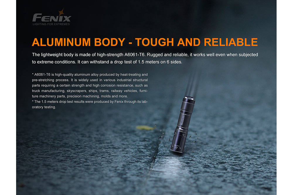 Palmarius Outdoors Fenix E01 V2.0 AAA LED Flashlight Keychain Flashlight