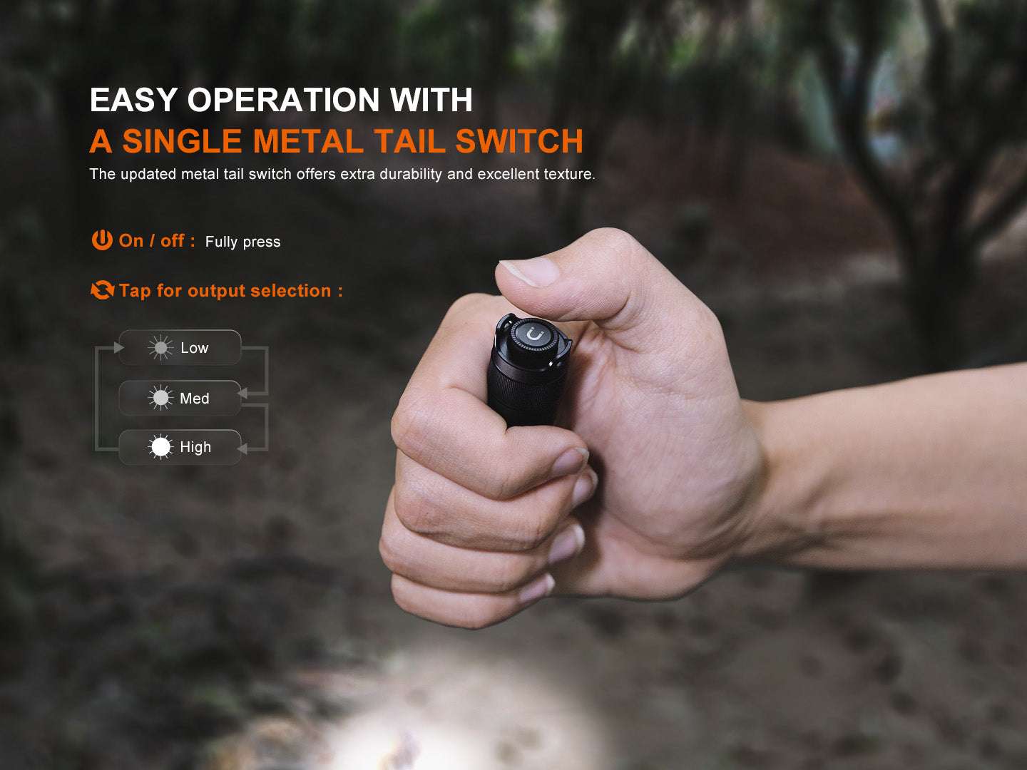 Palmarius Outdoors Fenix E12 V3 Pocket EDC AA Flashlight EDC Flashlight
