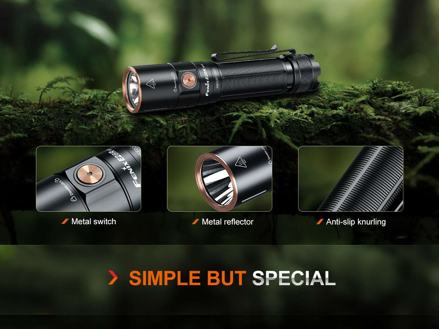 Palmarius Outdoors Fenix E28R V2 Rechargeable EDC Flashlight EDC Flashlight