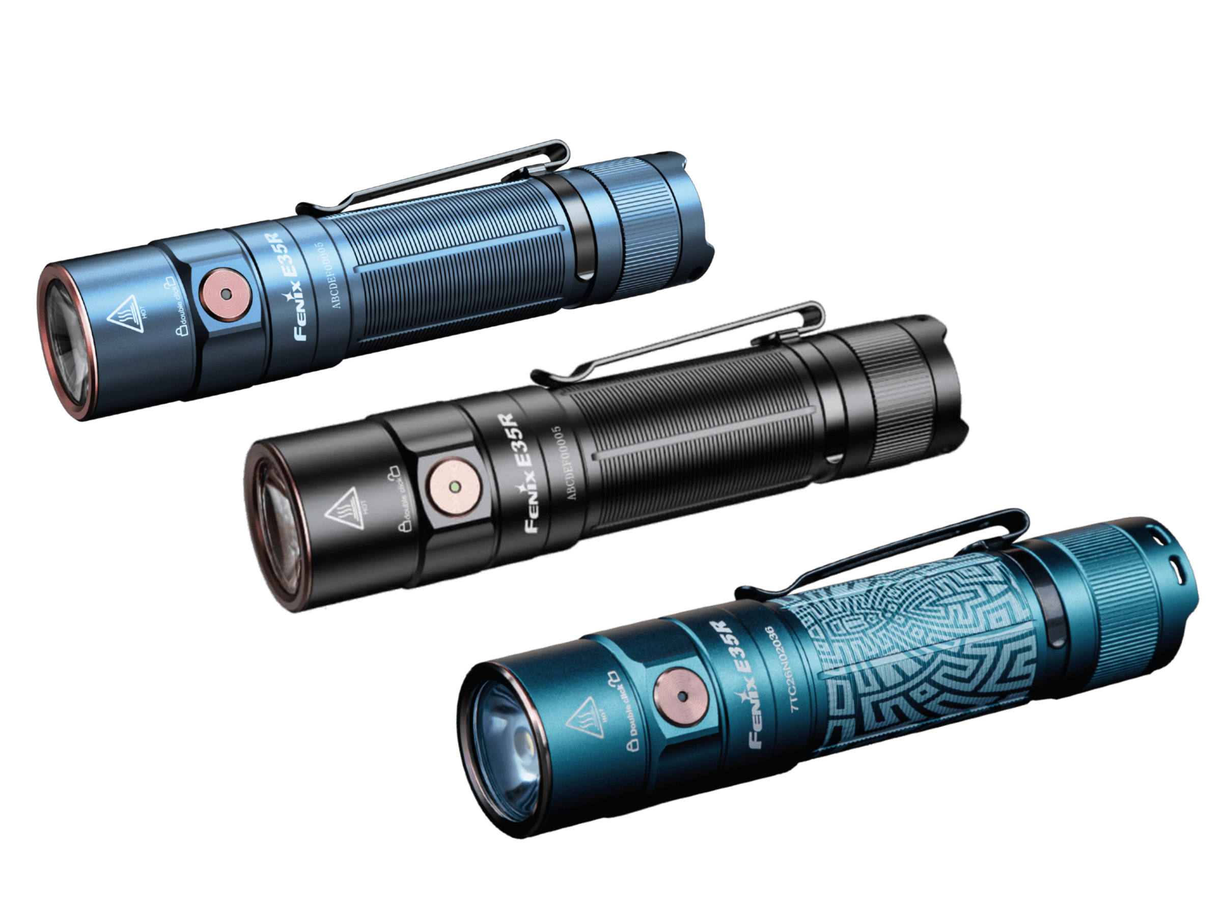 Palmarius Outdoors Fenix E35R High-Performance Rechargeable LED Flashlight EDC Flashlight