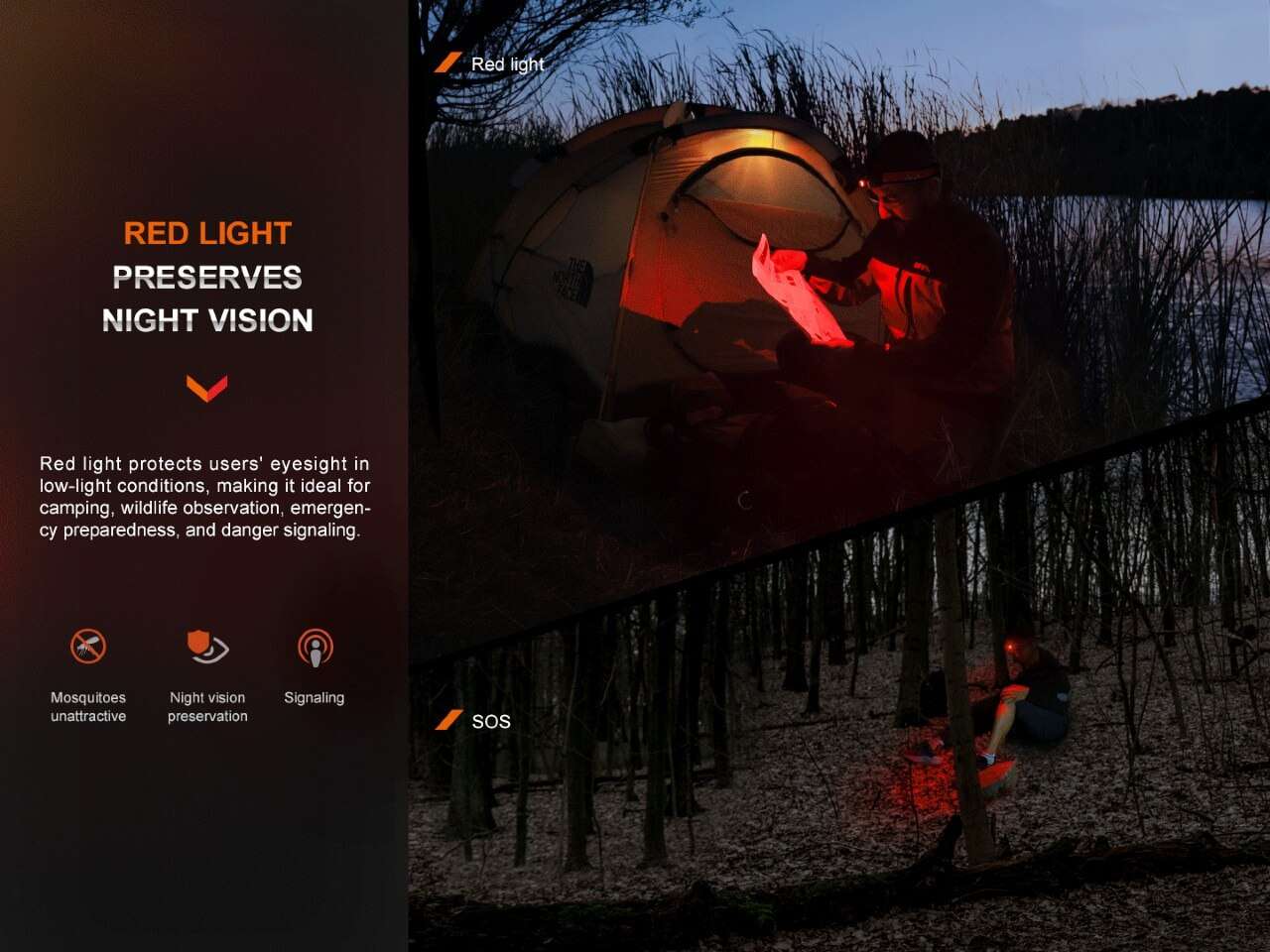 Palmarius Outdoors Fenix HL16 Lightweight Outdoor Hiking LED Headlamp Headlamp
