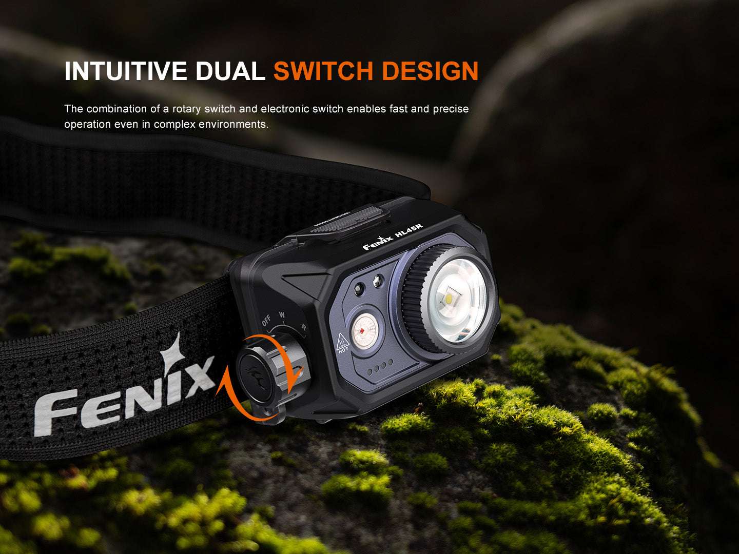 Palmarius Outdoors Fenix HL45R Rechargeable Focusing Gesture-Sensing Headlamp Headlamp