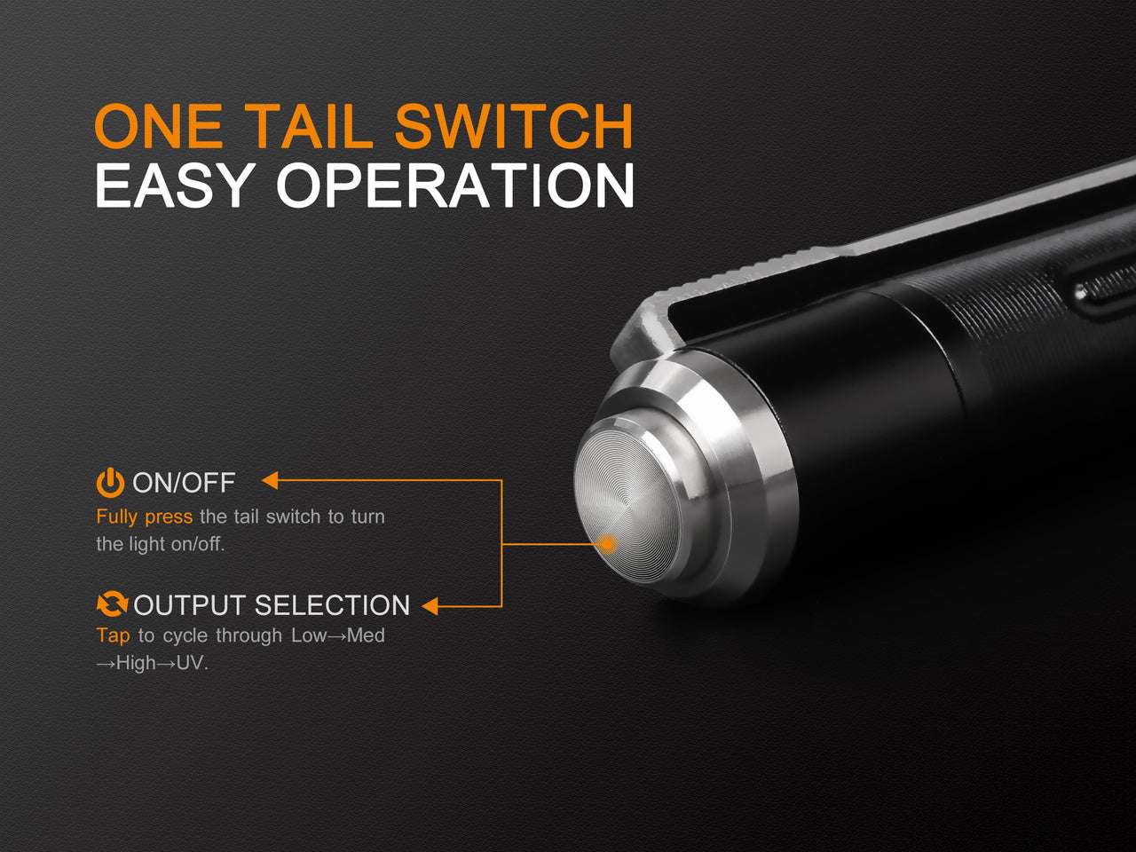 Palmarius Outdoors Fenix LD02 V2.0 EDC LED Penlight with UV Lighting EDC Flashlight