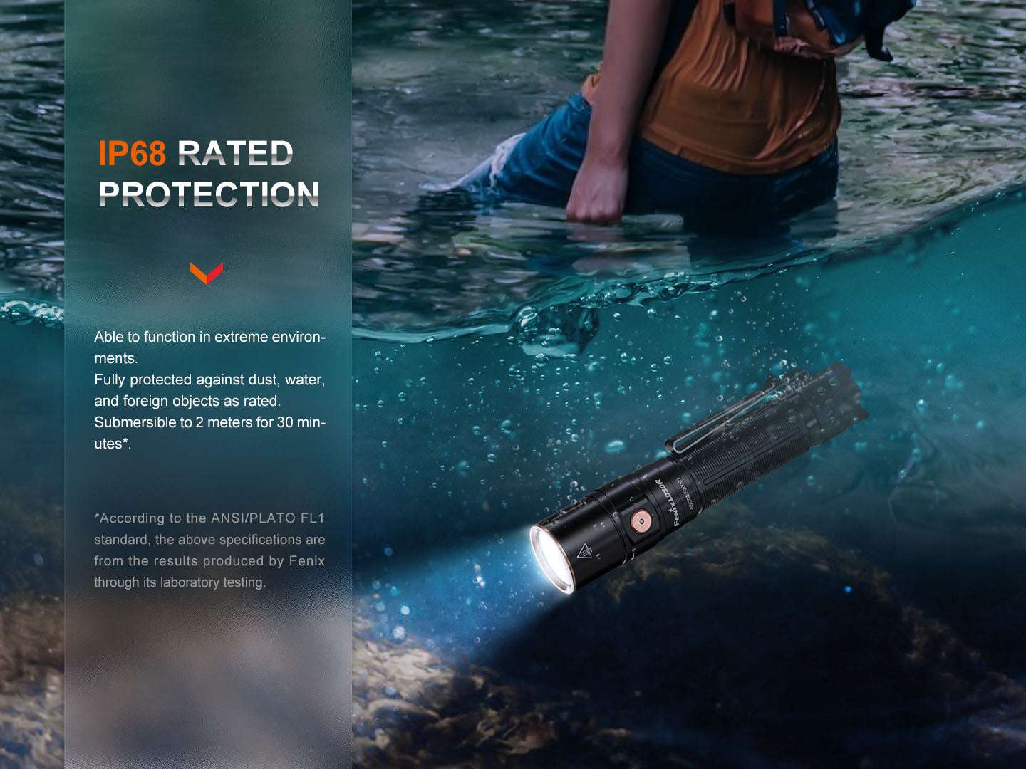 Palmarius Outdoors Fenix LD30R High-Performance Lightweight Flashlight EDC Flashlight
