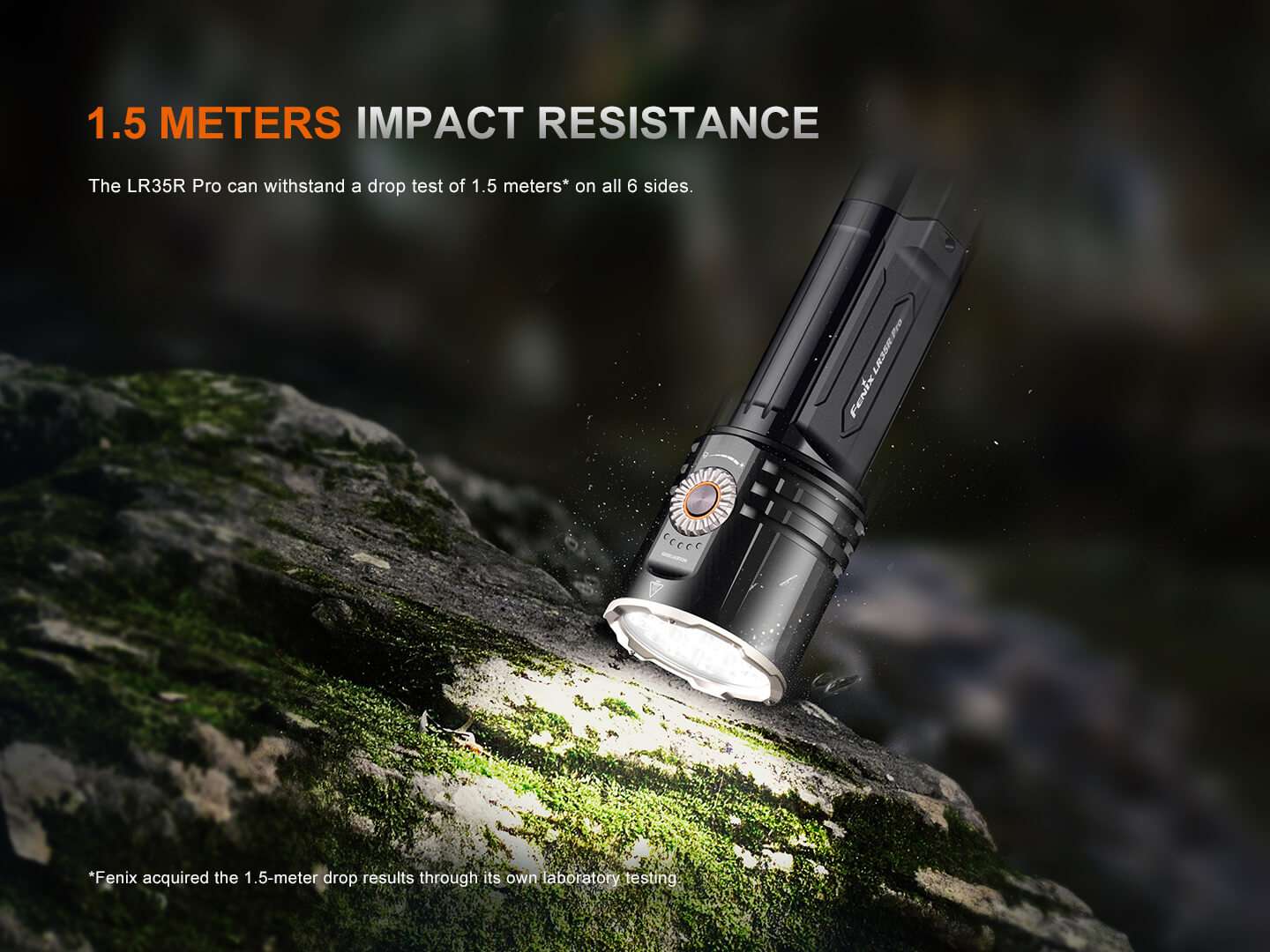 Palmarius Outdoors Fenix LR35R PRO Rechargeable Palm-Sized Searchlight Searchlight