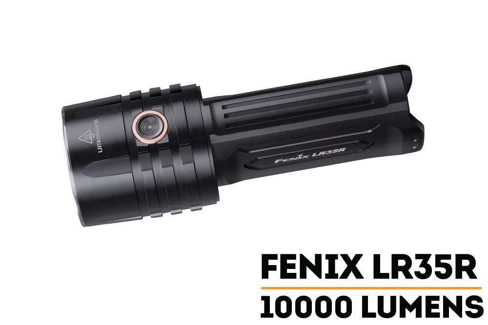 Palmarius Outdoors Fenix LR35R Rechargeable LED Flashlight - 10,000 Lumens Rechargeable Flashlight