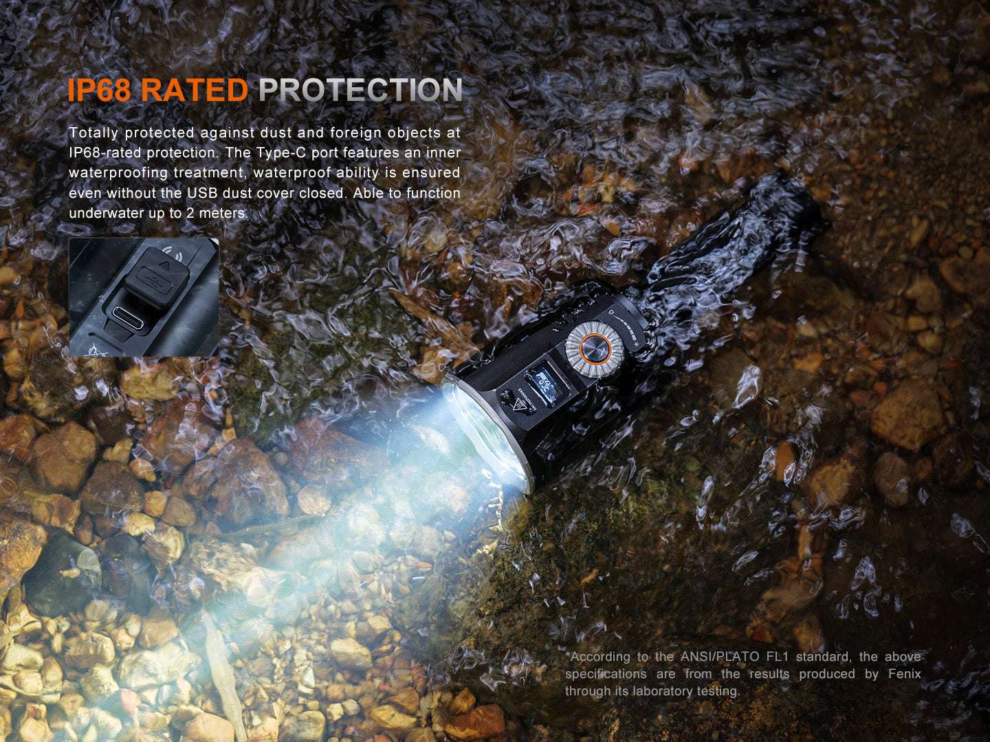Palmarius Outdoors Fenix LR36R White Laser Searching Flashlight Work Flashlight