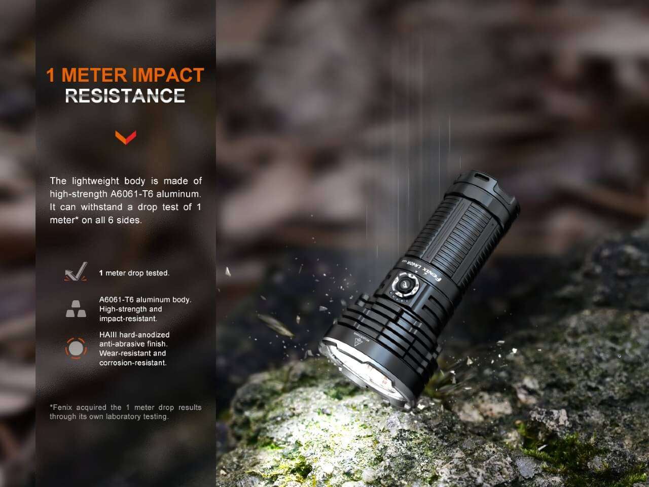 Palmarius Outdoors Fenix LR40R V2.0 Rechargeable LED Searchlight Searchlight