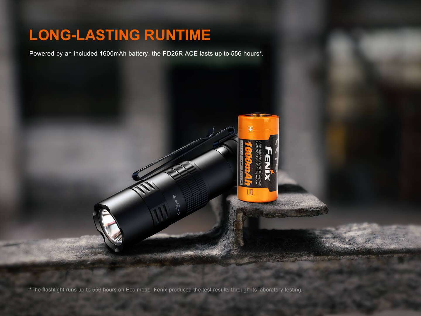 Palmarius Outdoors Fenix PD26R ACE Multi-Mode Compact Tactical Flashlight EDC Flashlight