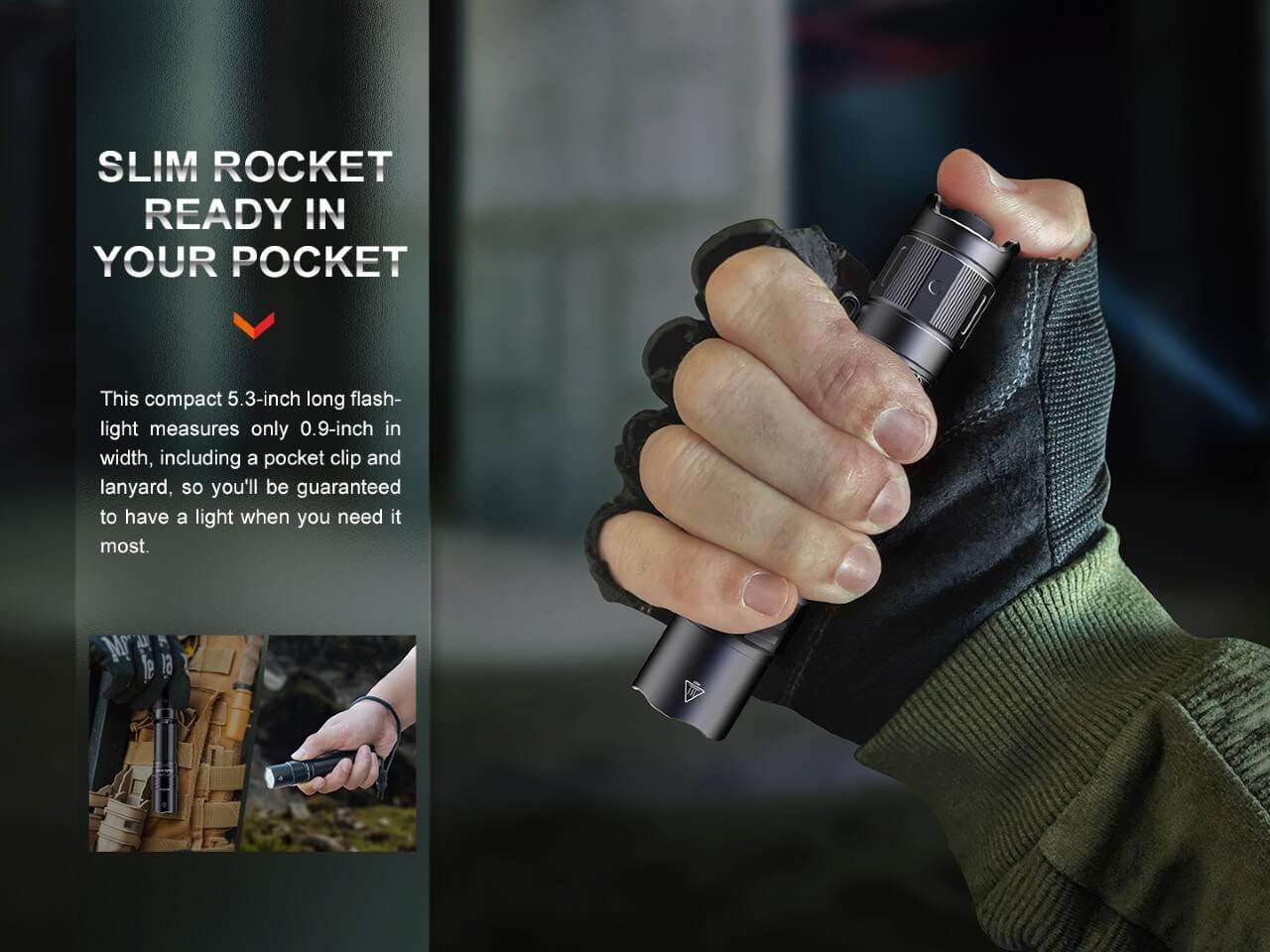 Palmarius Outdoors Fenix PD35R Compact Rechargeable Tactical Flashlight Rechargeable Flashlight