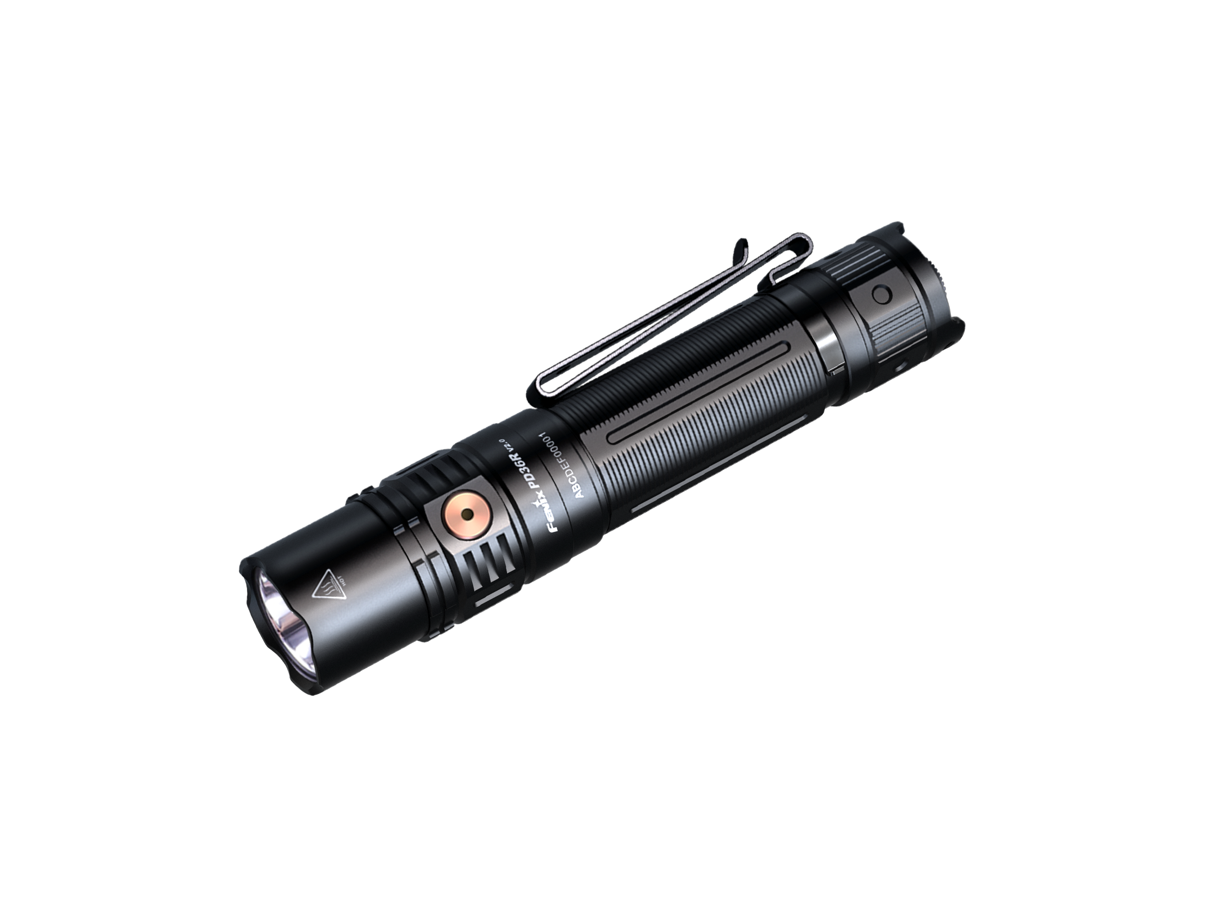 Palmarius Outdoors Fenix PD36R V2 Compact Rechargeable Tactical Flashlight - 1700 Lumens Tactical Flashlight