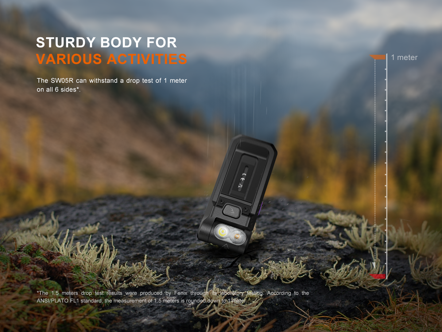 Palmarius Outdoors Fenix SW05R Multipurpose Clip-On Light with Red or UV Output EDC Flashlight