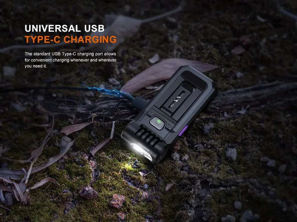 Palmarius Outdoors Fenix SW05R Multipurpose Clip-On Light with Red or UV Output EDC Flashlight