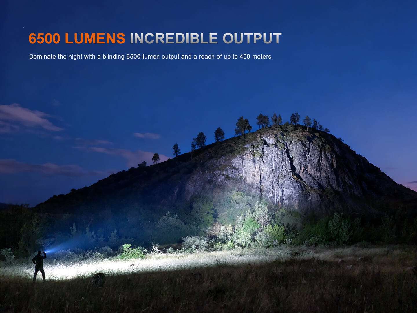 Palmarius Outdoors Fenix TK28R Multi-LED High-Performance Flashlight - 6500 Lumens Tactical Flashlight