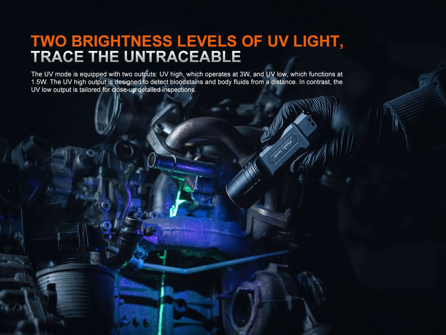 Palmarius Outdoors Fenix TK35R UV Light Rechargeable High-Performance Tactical Flashlight Tactical Flashlight