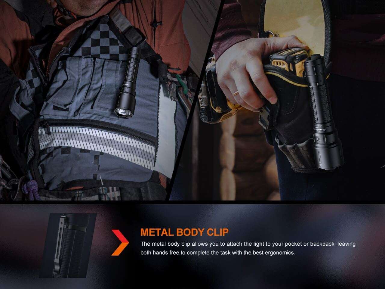 Palmarius Outdoors Fenix WF26R Cradle Charging LED Work Flashlight Work Flashlight