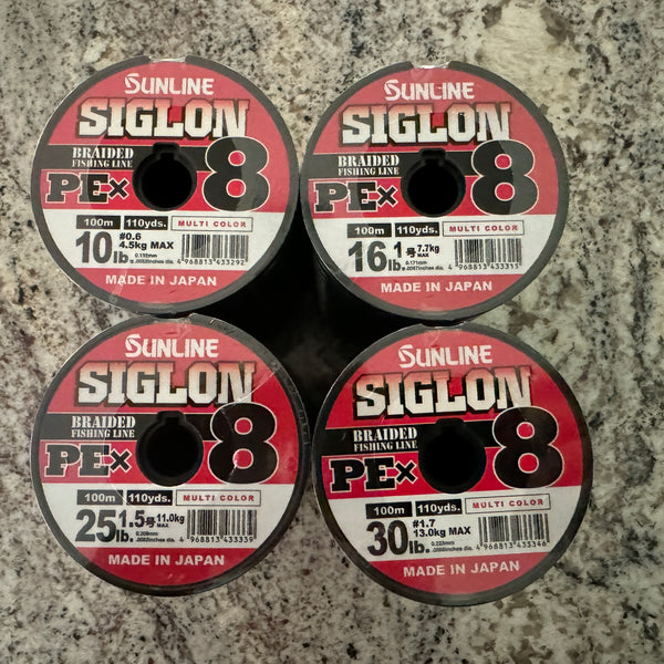 Sunline Siglon 8X Multi Color 1200M/1300 Yards | Palmarius Outdoors
