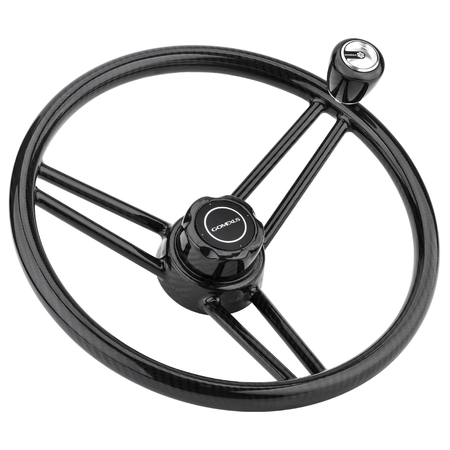 Gomexus Carbon Fiber 13" Boat Steering Wheel