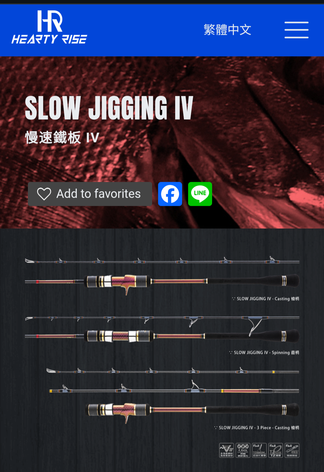 Hearty Rise Slow Jigging Travel IV