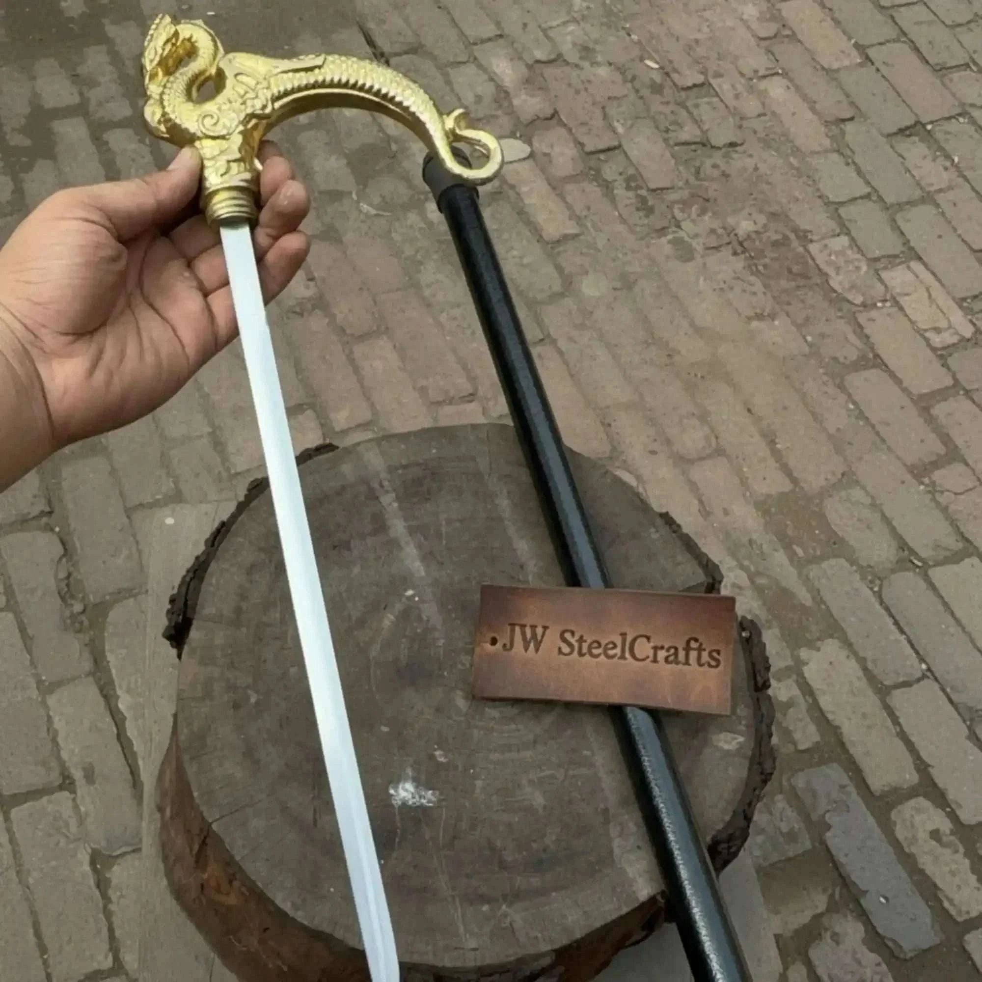 Palmarius Outdoors Handmade Pirate Officer Sword with Ornate Dragon Handle Sword