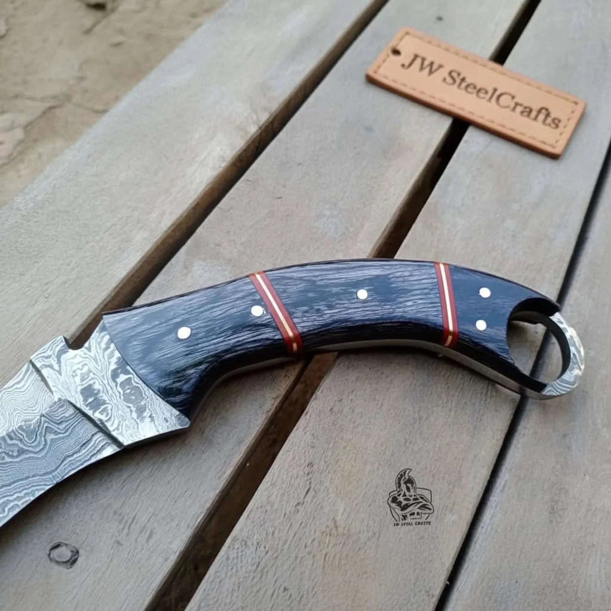 Palmarius Outdoors Hand Forged Karambit Knife By JW Steel Crafts karambit knife