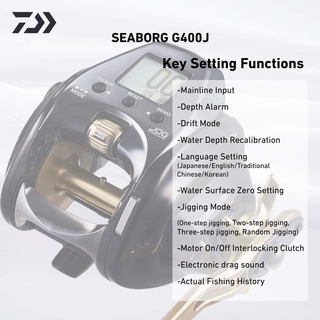Daiwa SEABORG G400J Electric Reel| Palmarius Outdoors