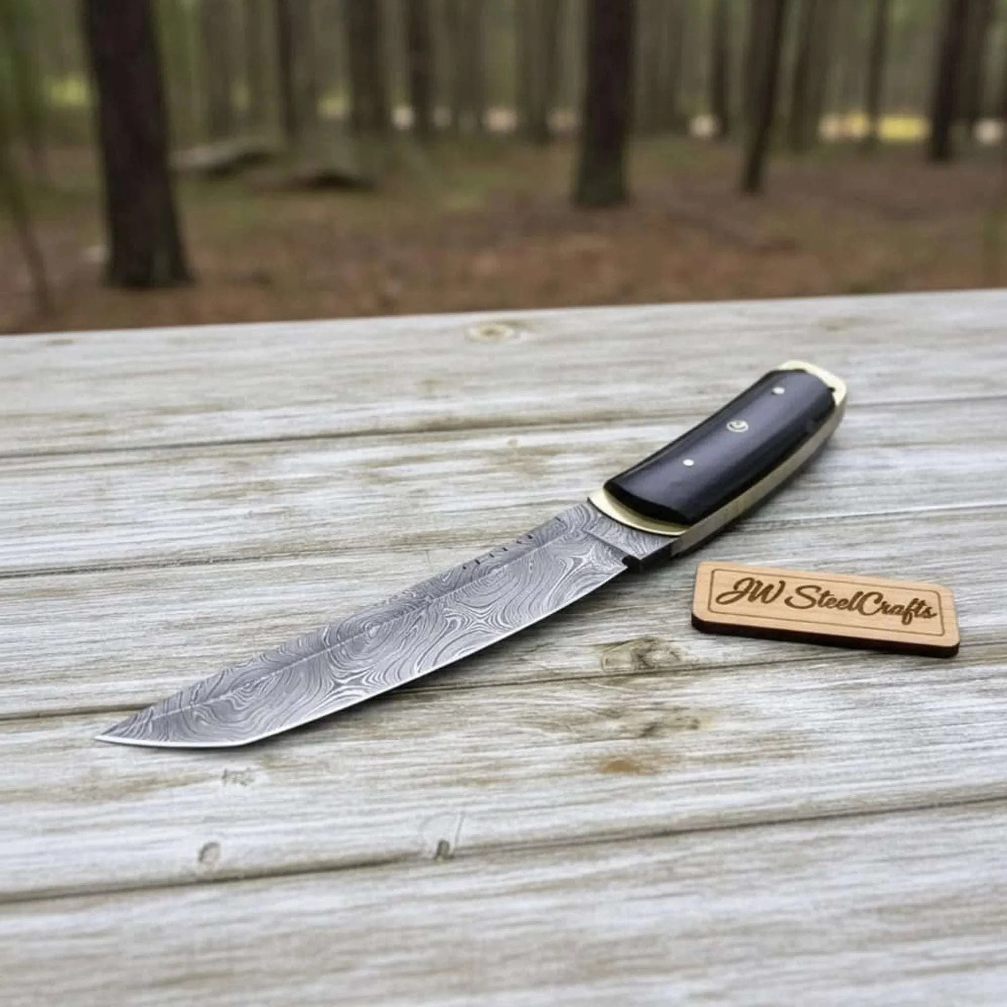 Palmarius Outdoors Custom tactical Tanto knife, damascus knife, Tanto 