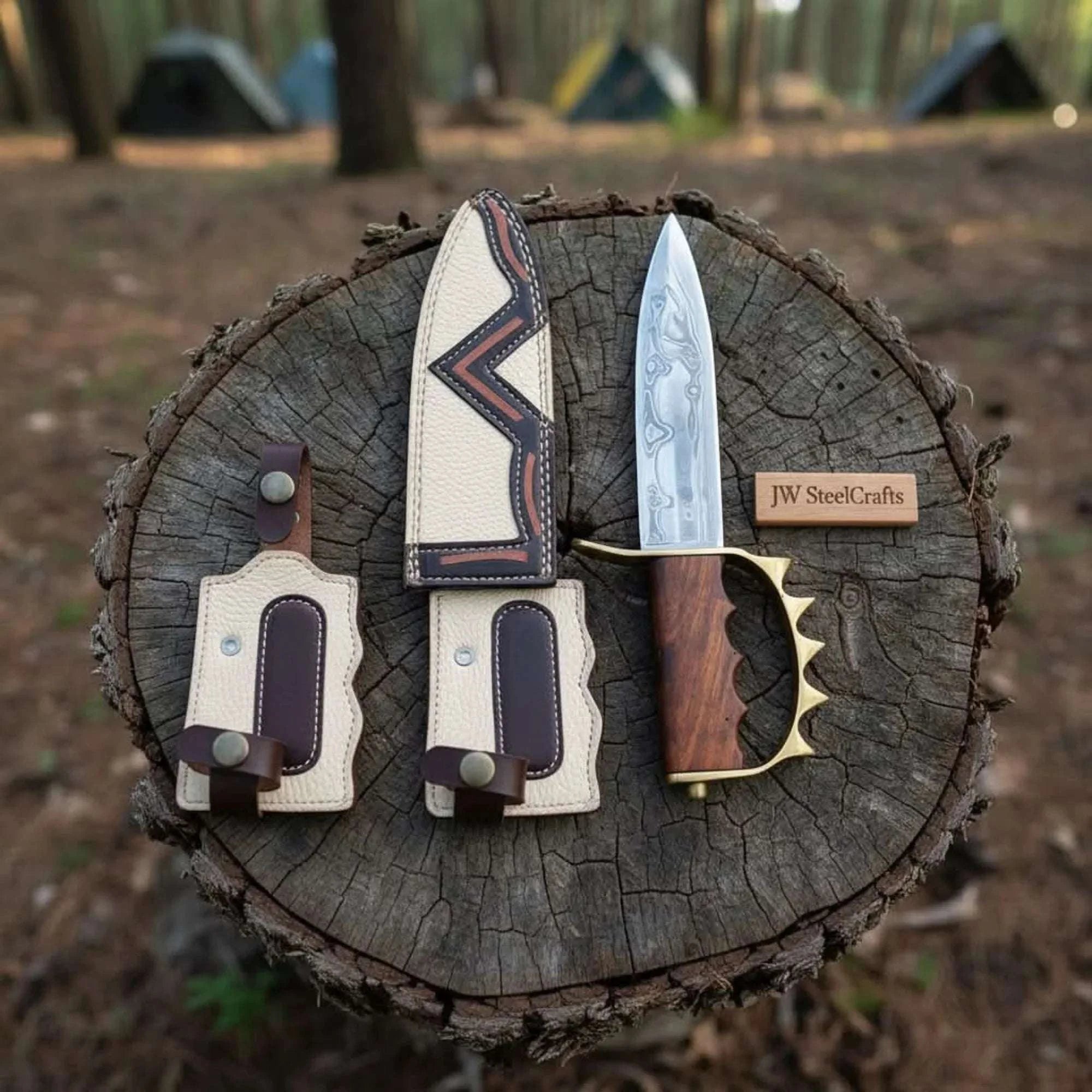 Palmarius Outdoors Custom Made Damascus Stainless Steel MB-0088 