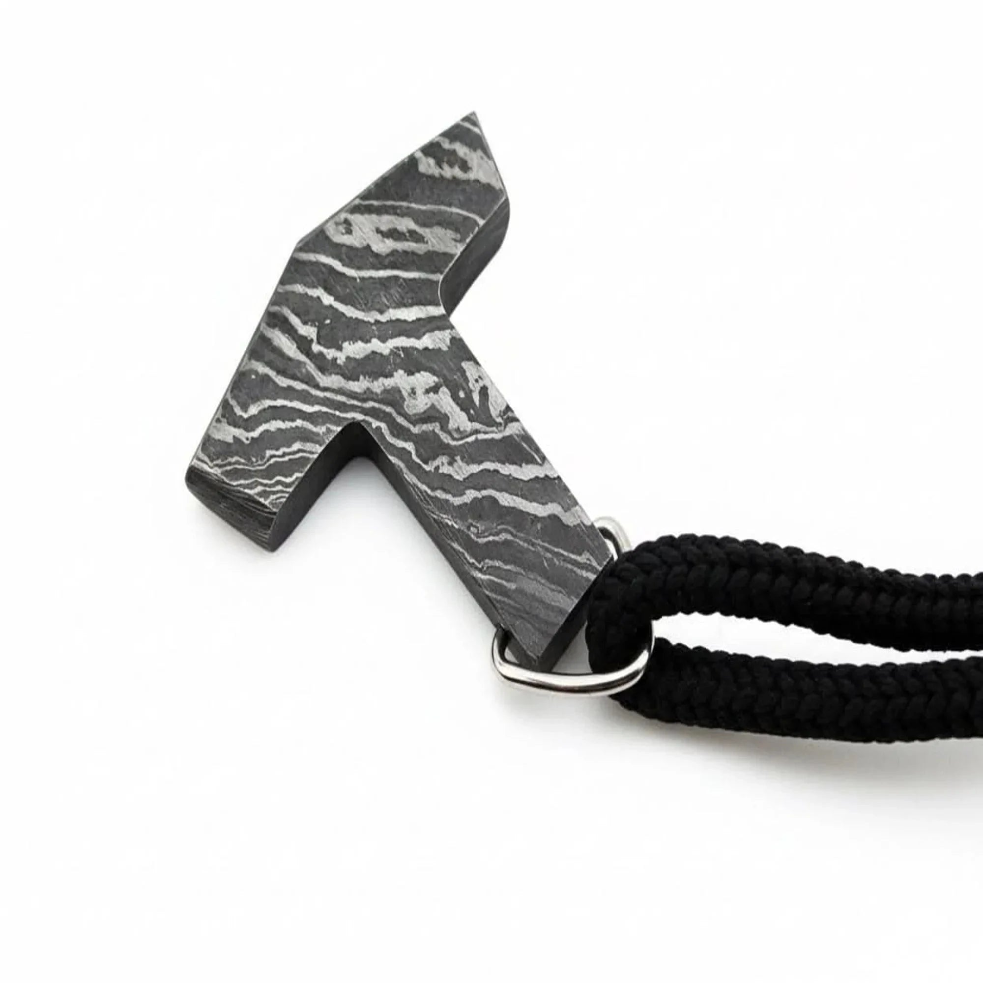 Palmarius Outdoors DE-0014 Custom Handmade Damascus steel Viking pendant /Thor Hammer Pendant/Jeweller Vikings Pendants