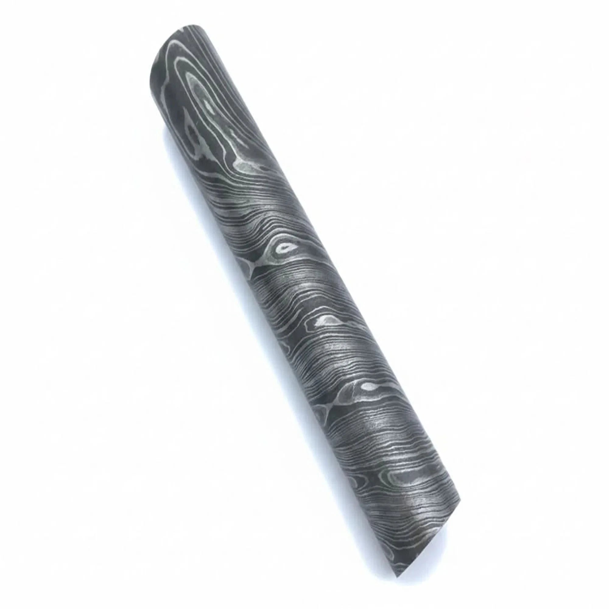 Palmarius Outdoors custom handmade Damascus Steel round bar rod with 25.5mm thick Damascus Rod