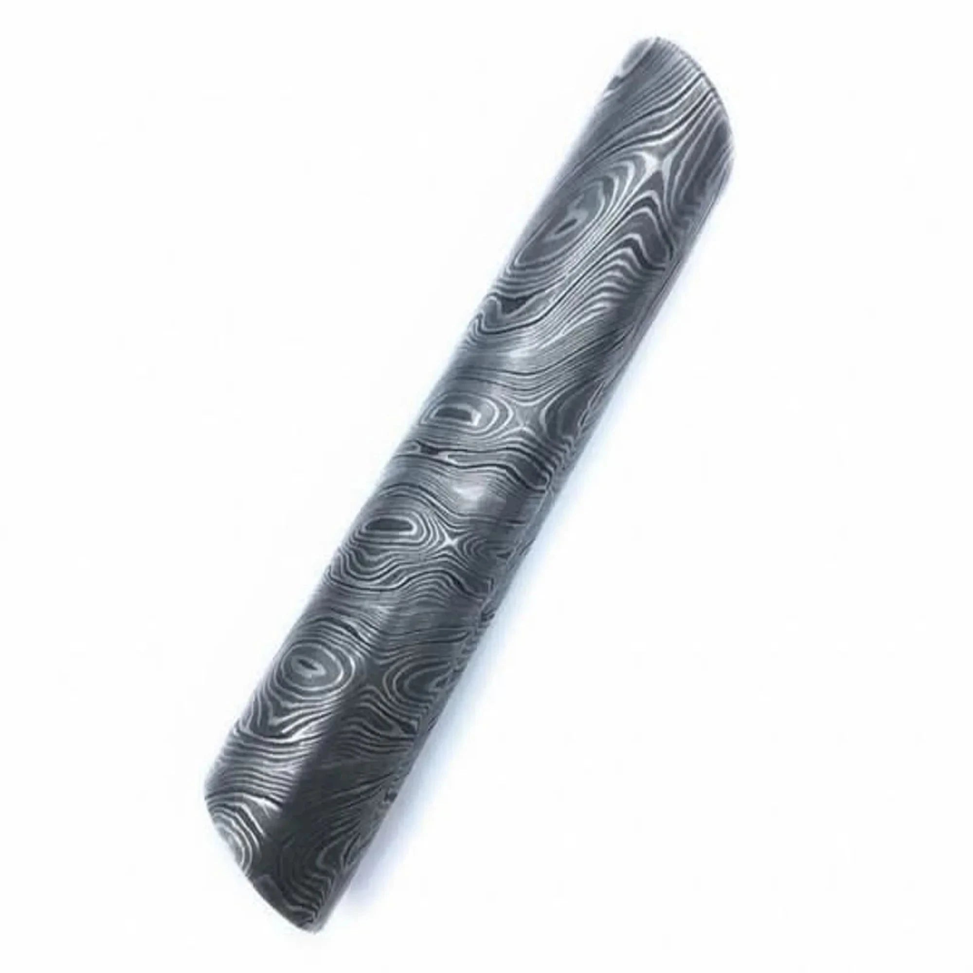 Palmarius Outdoors Ashgrain Damascus Rod Handmade 5.5 Inch Round Bar for Ring Making Damascus Rod
