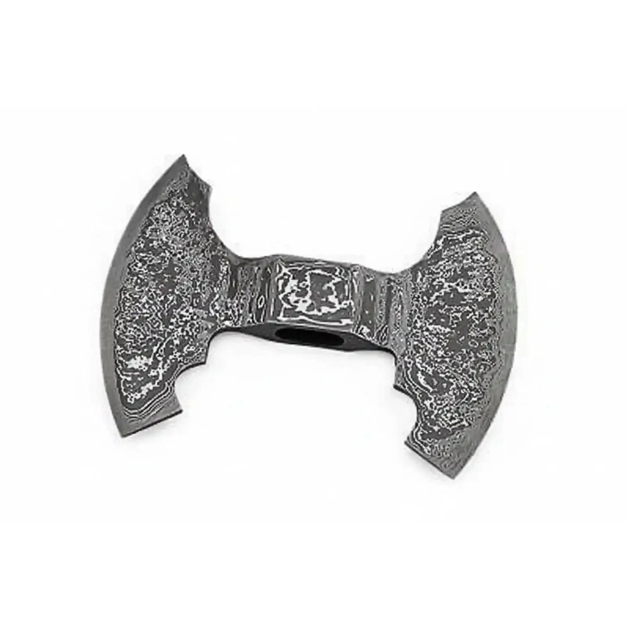 Palmarius Outdoors Gravemoor Damascus Double Axe 8" Handmade Viking Style Twin Edge Head Axe head Blank