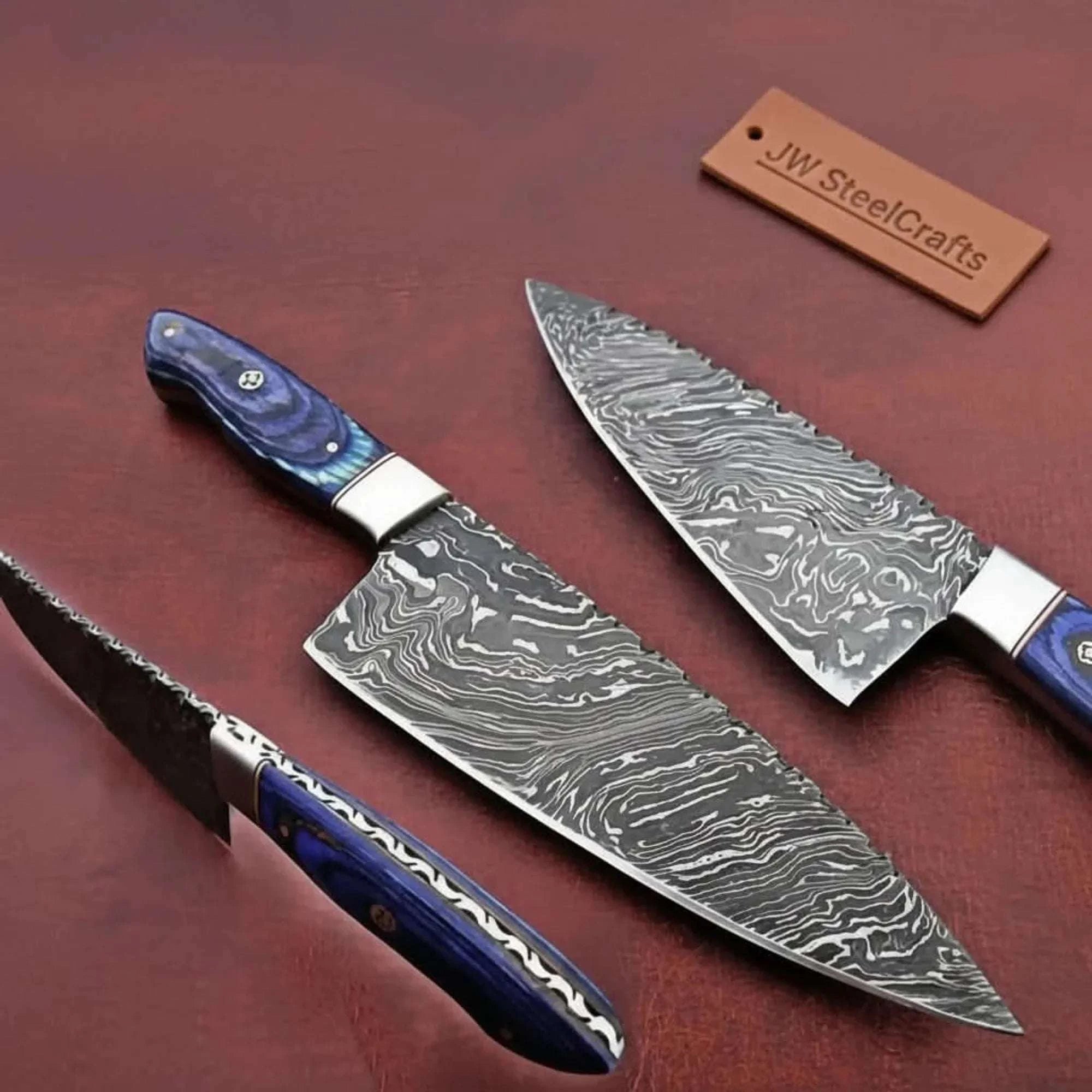 Palmarius Outdoors Custom Handmade Damascus Steel Chef Knife/ Kitchen Knife/Perfect Gift DK-0263 Chef Knives