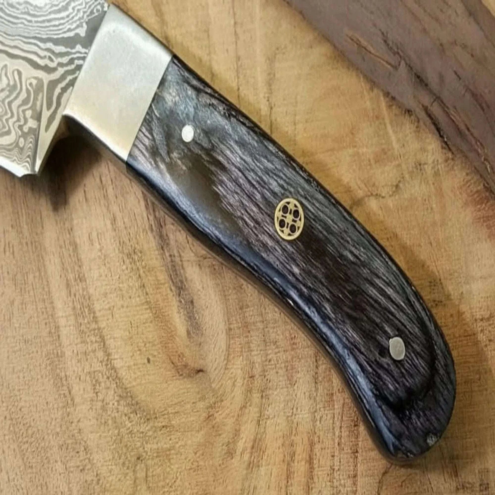 Palmarius Outdoors Custom Handmade Damascus Steel Full Tang Chef Knife / Vegetable Knife / Kitchen Knife DK-0128 Chef Knives