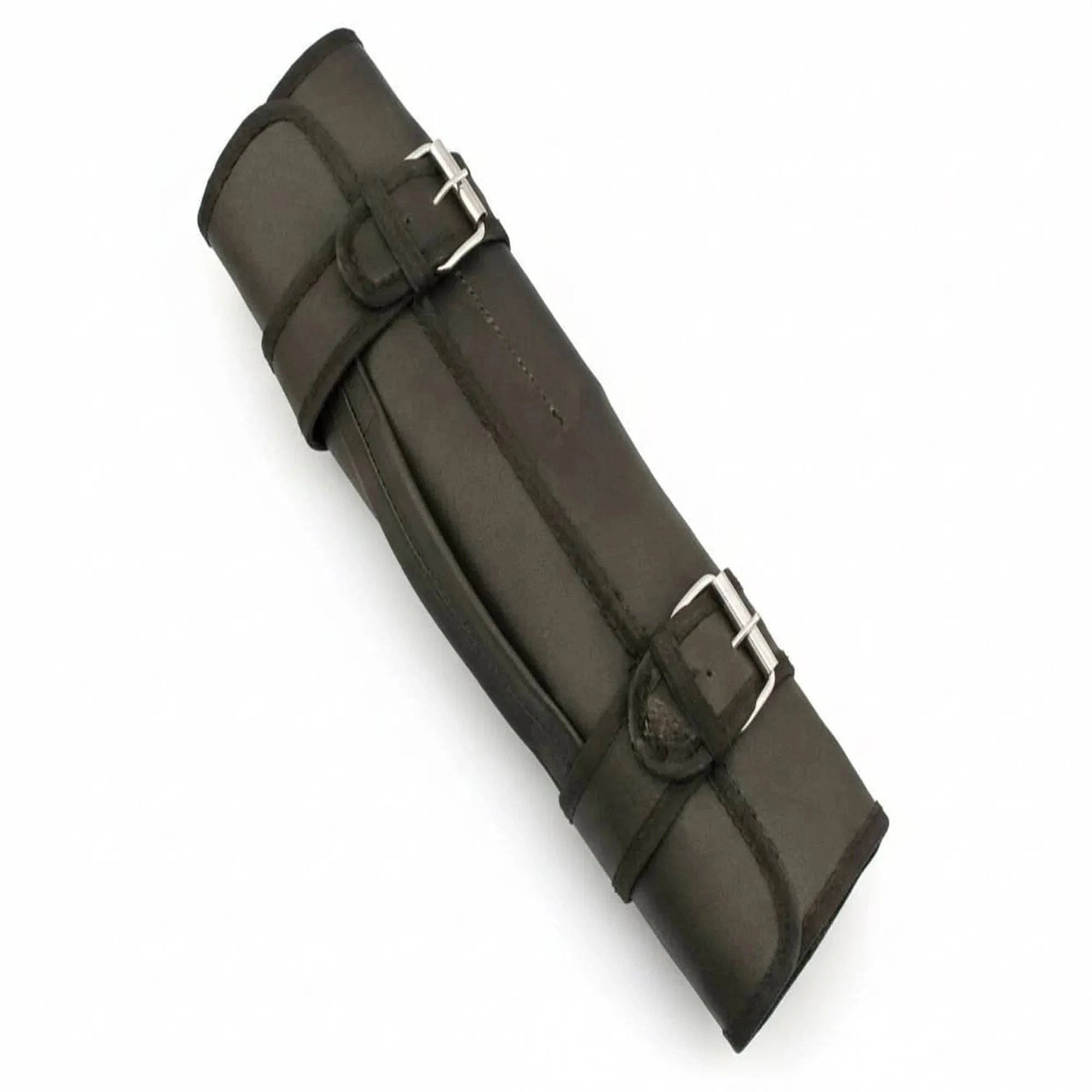 Palmarius Outdoors best chef knife Custom Handmade Leather Roll Bag for 7 pieces set / Chef sets Bag german knife DK-0138 