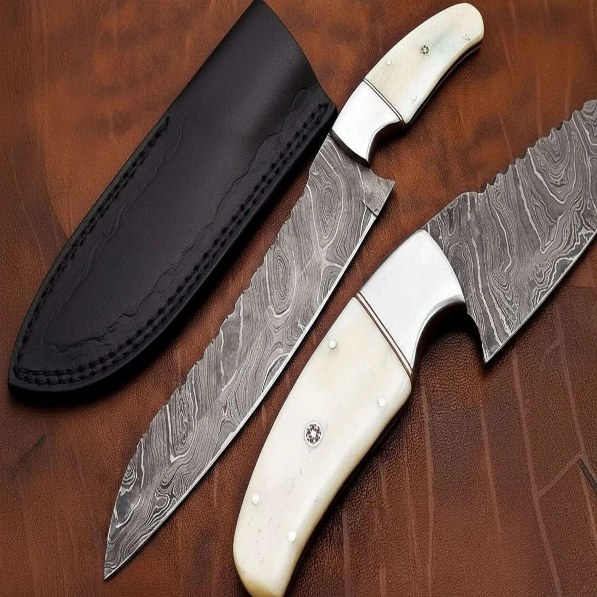 Palmarius Outdoors Smart & Sharp Custom Handmade Damascus Chef Knife/Kitchen Knife DK-0256 Chef Knives