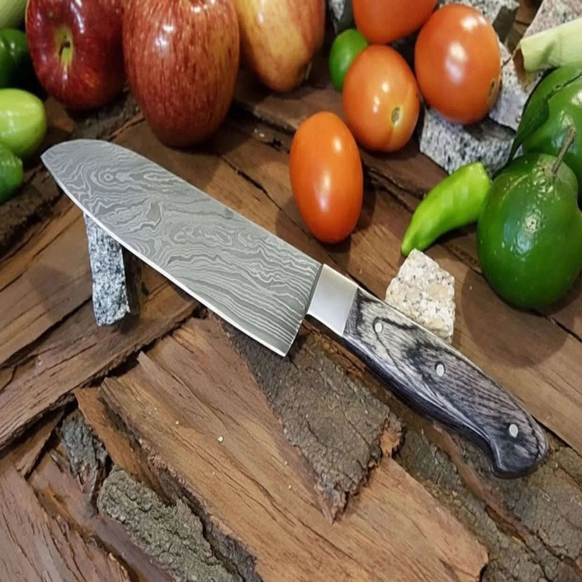 Palmarius Outdoors Custom Handmade Damascus Steel Chef knife/Kitchen Knife/Perfect Gift DK-060 Chef Knives