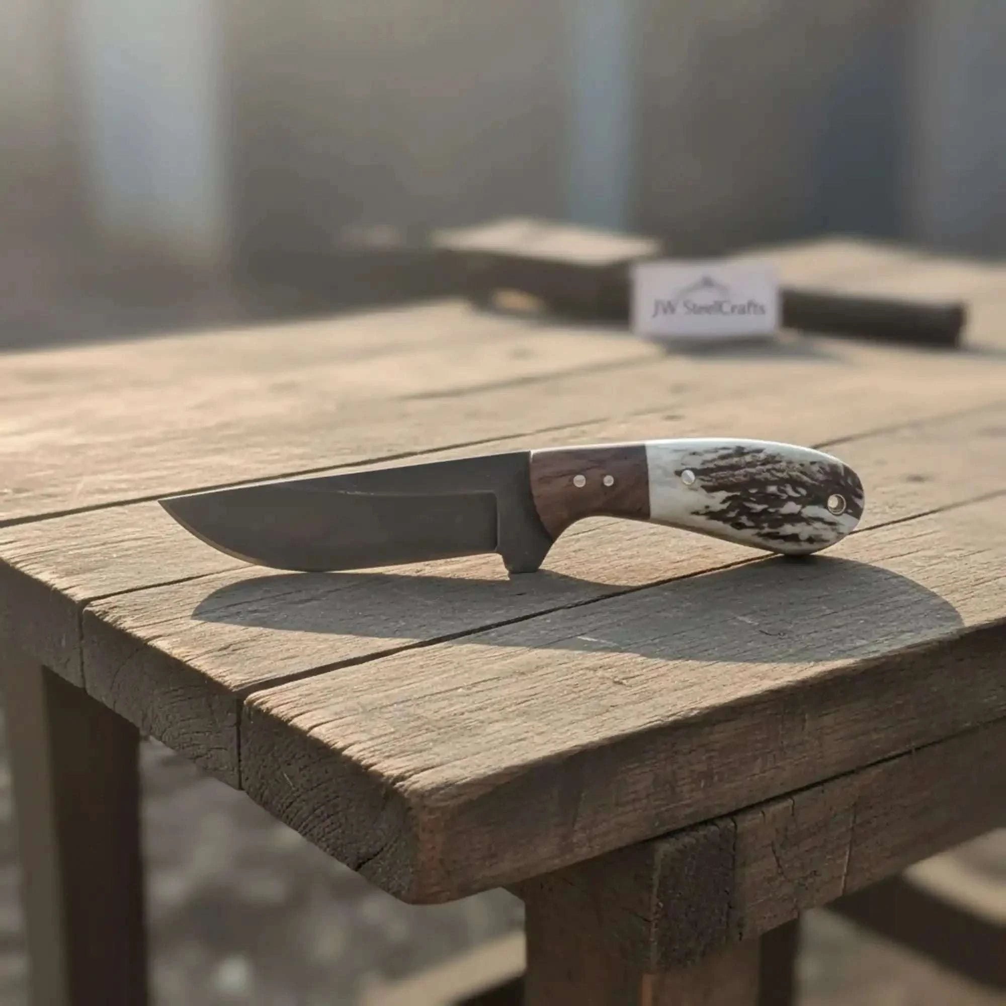 Palmarius Outdoors Compact Utility Knife 4 Inch Blade Outdoor Fixed Blade Tool Skinner Knife