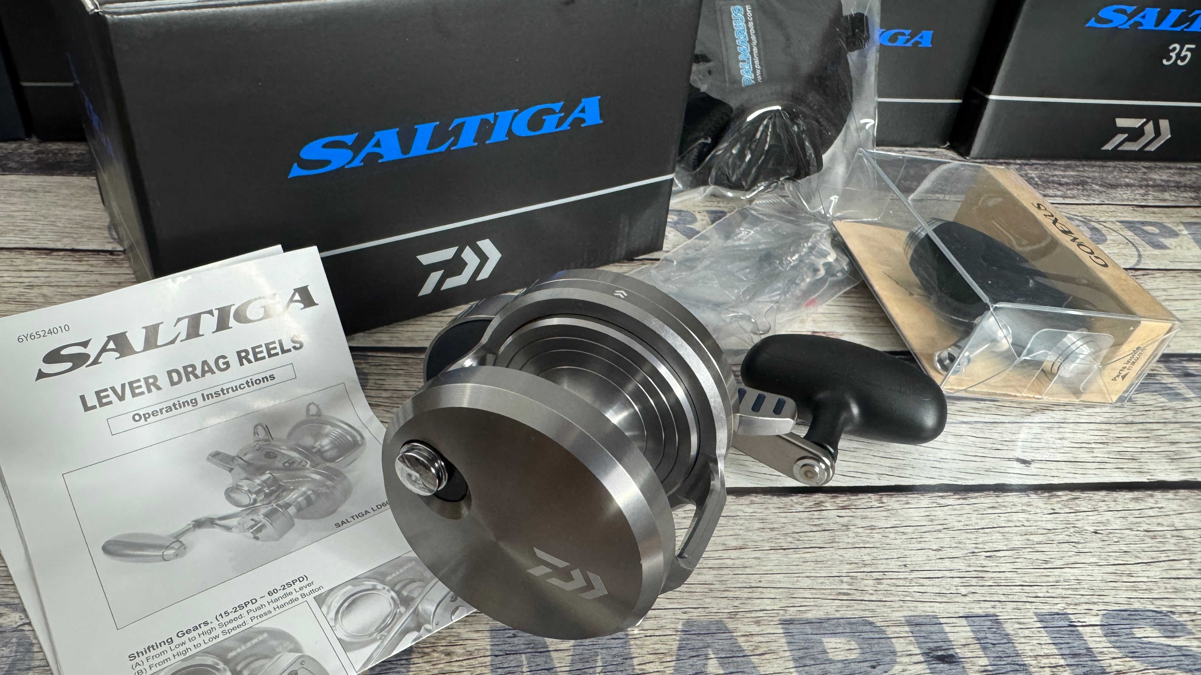 Saltiga Lever Drag Reels