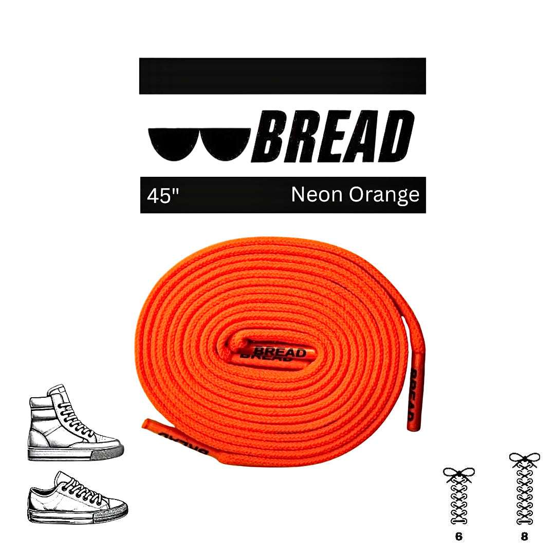Palmarius Outdoors Neon Orange Elastic Shoelace