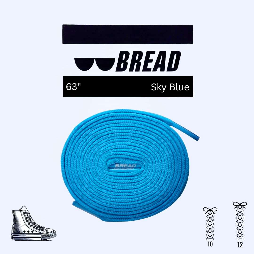 Palmarius Outdoors Sky Blue Elastic Shoelace