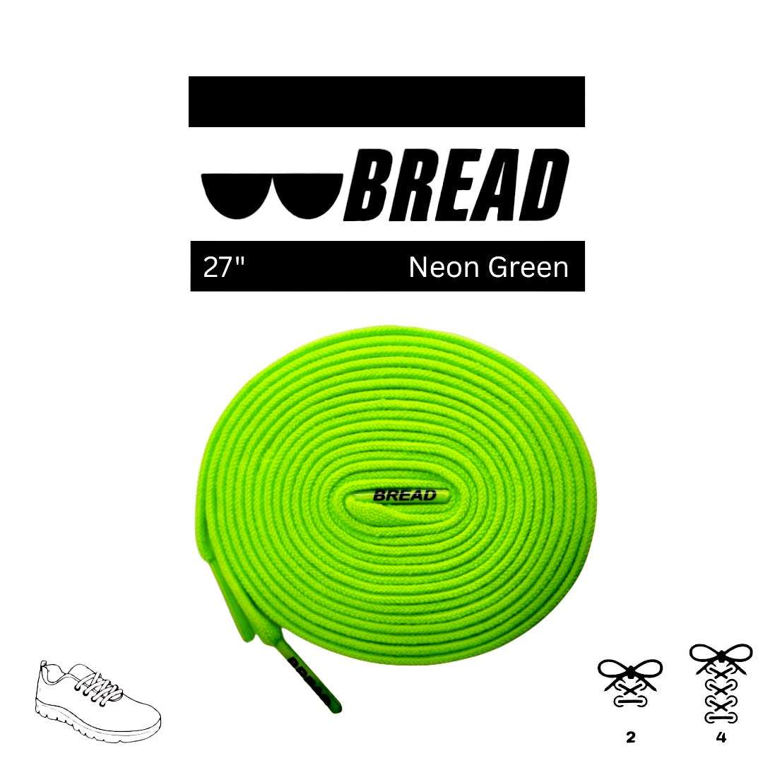 Palmarius Outdoors Neon Green Elastic Shoelace