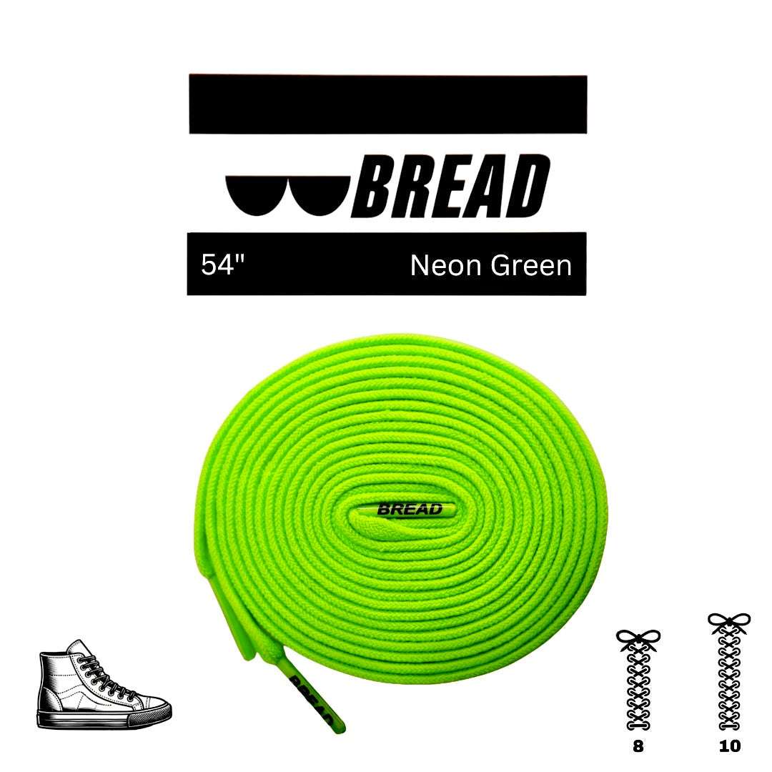 Palmarius Outdoors Neon Green Elastic Shoelace