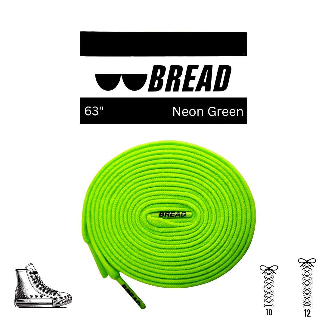 Palmarius Outdoors Neon Green Elastic Shoelace