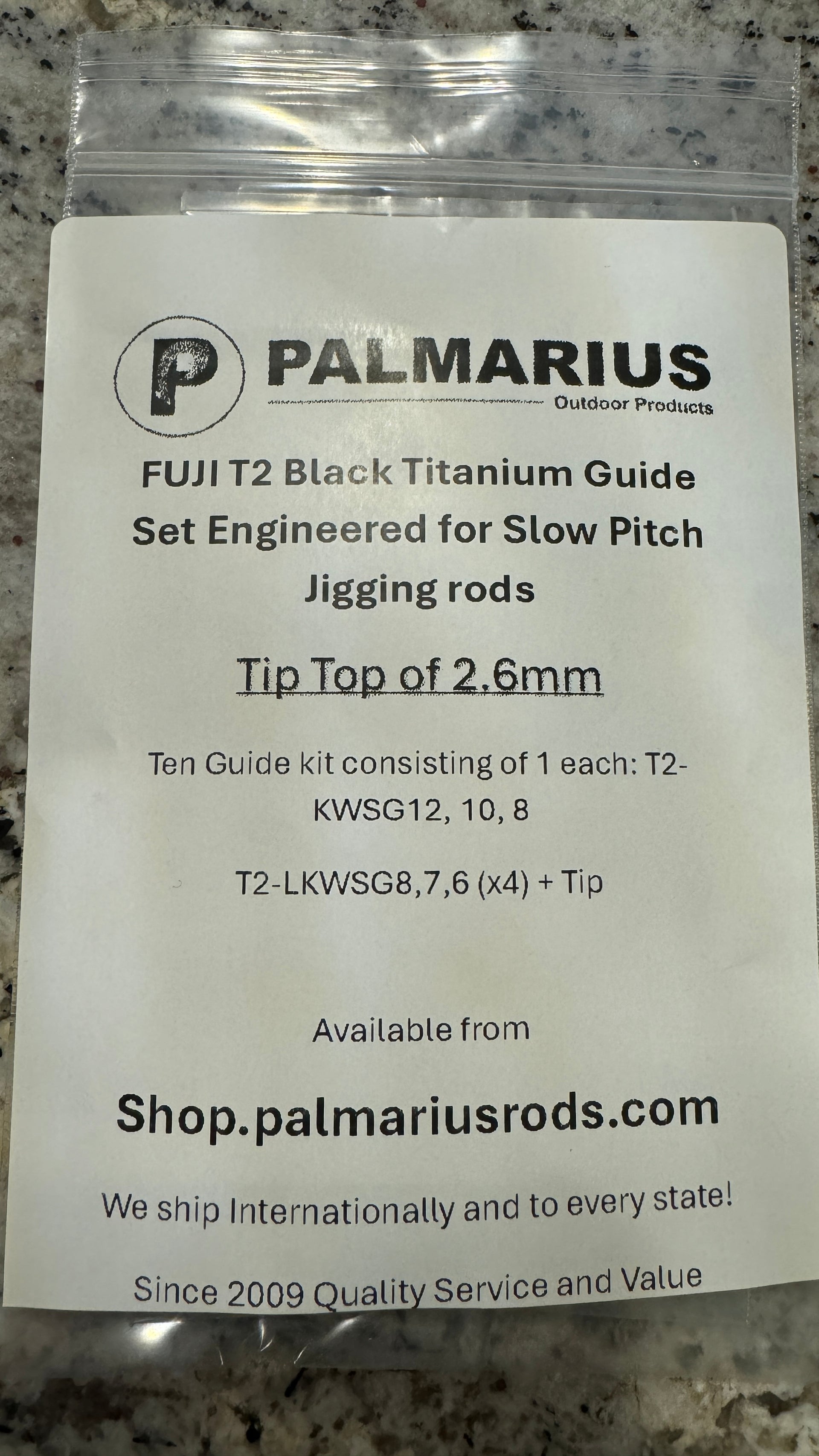 Fuji T-KGST 7-2.6 - Anneau De Sommet De Canne à Pêche, Titane + SIC, 1 Pièce