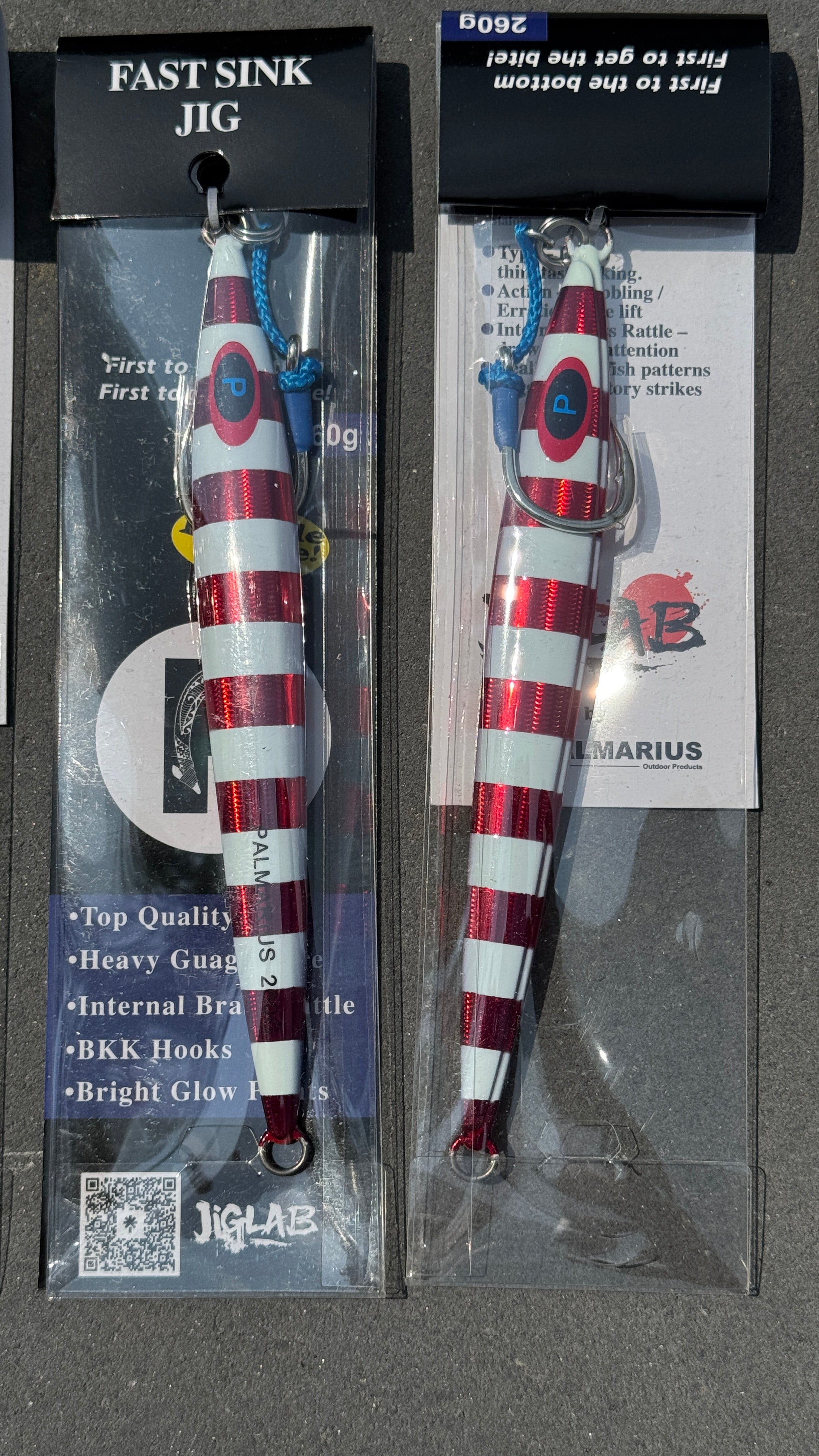 ルアー・フライ MARINO 300mm Fast Sink Slow Pitch Jigs | Palmarius Outdoors