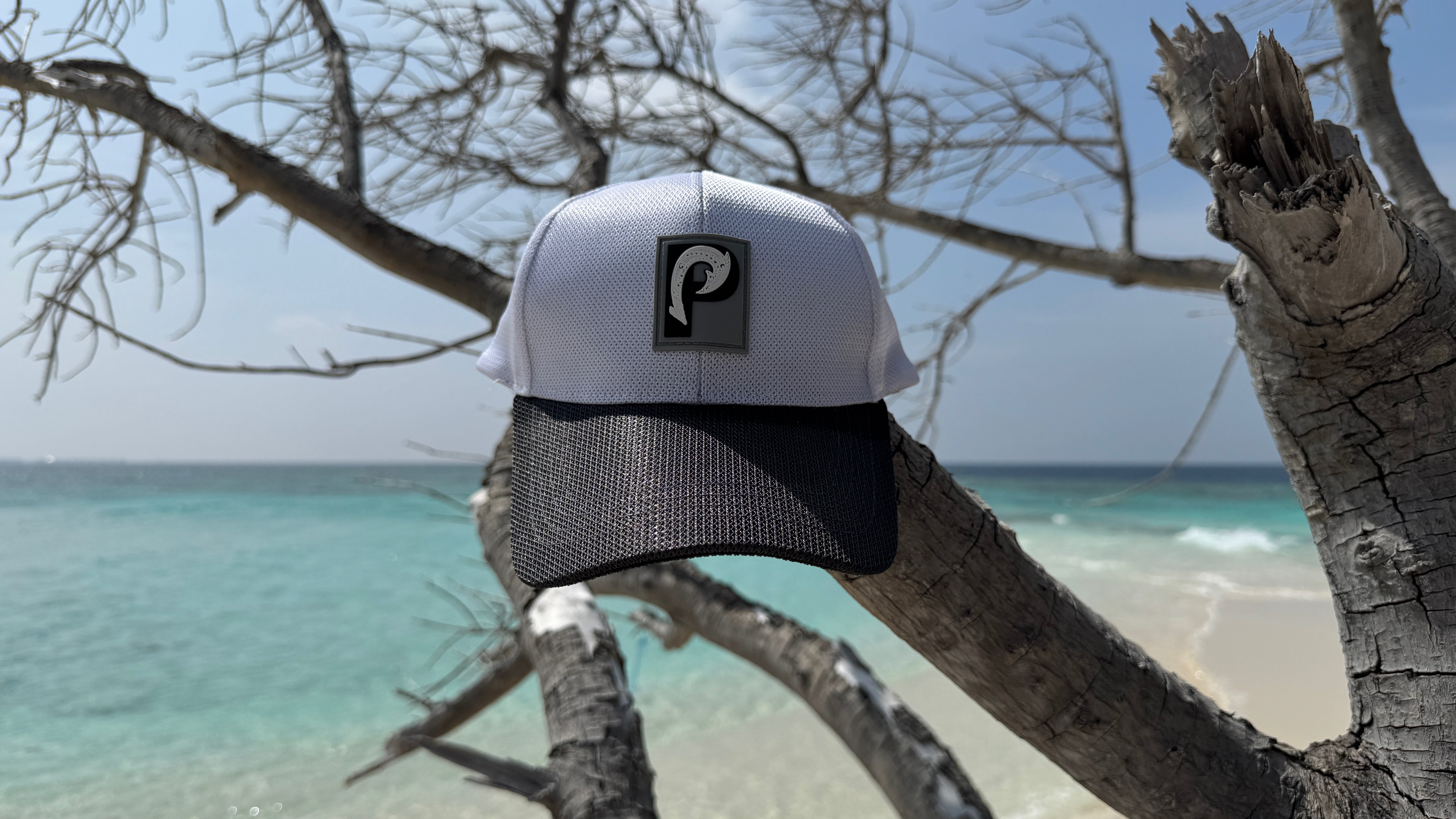 Palmarius Fishing Cap Mesh velcro closure Ponytail friendly